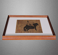 昔阳书画装裱配框服务案例